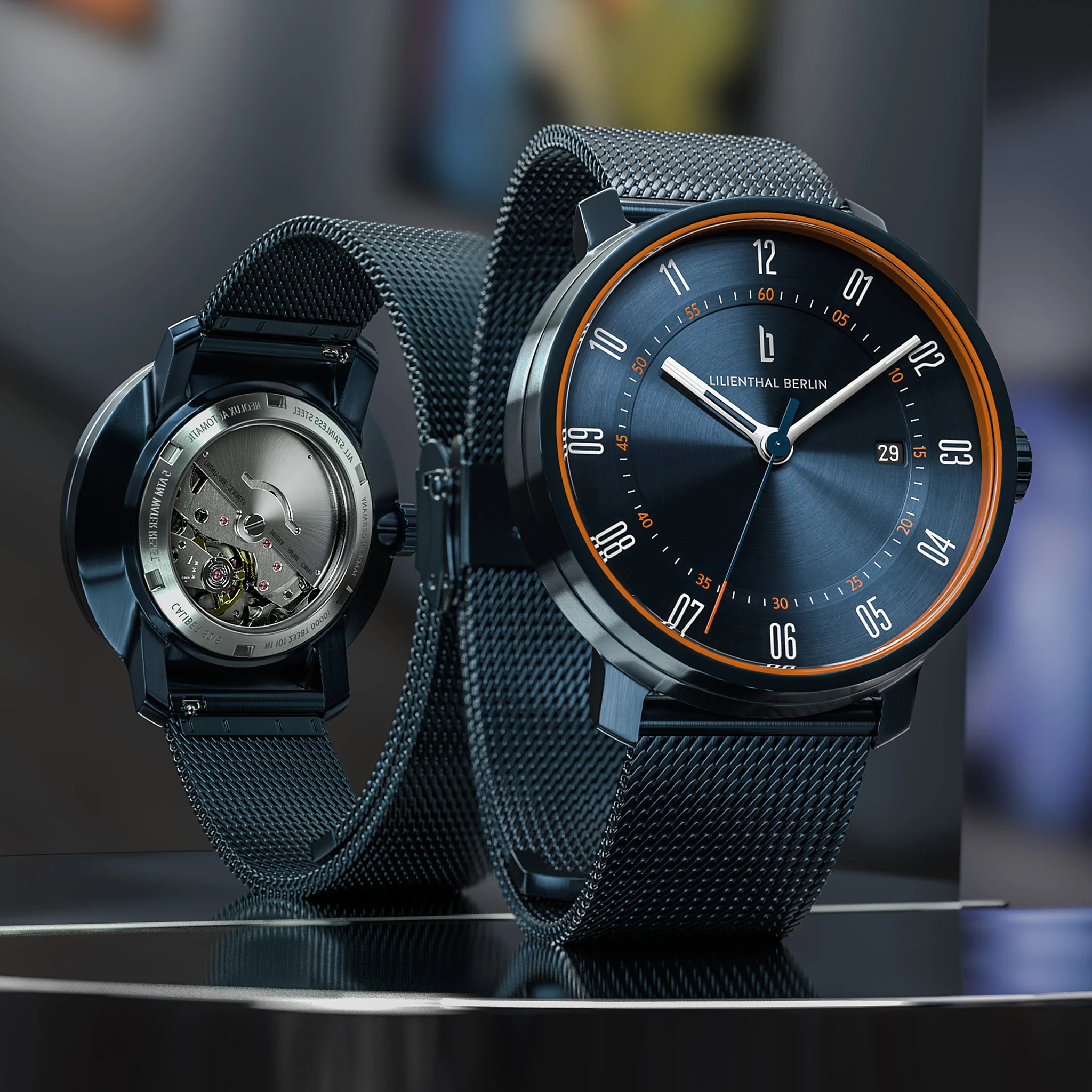 Neolux Blue Orange - Mesh Blue Brushed - Image 3